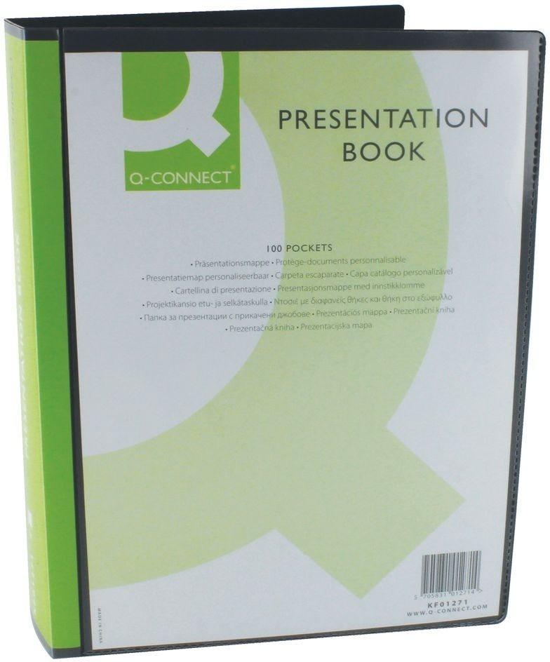 Q-CONNECT A4, 10 kapes, černá