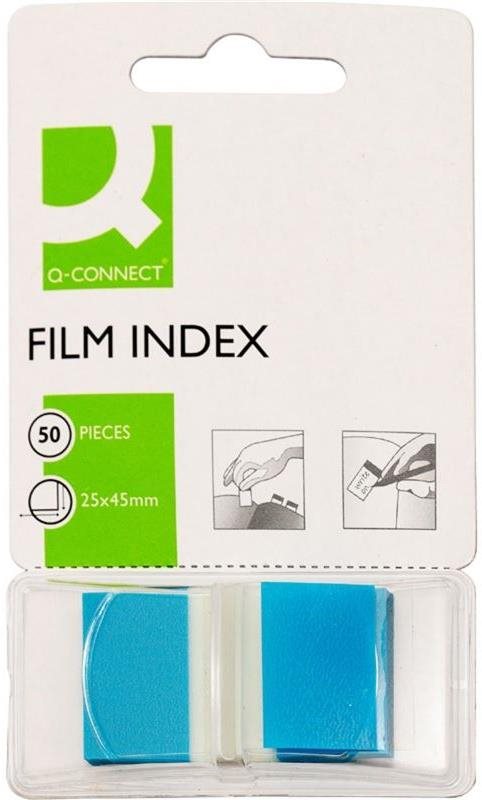 Q-CONNECT Poznámkový blok 25 x 45 mm, 50 lístků, modrý