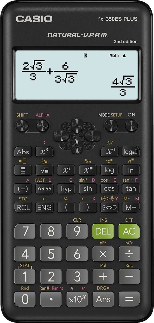 CASIO FX 350 ES PLUS 2E - Kvalitní Kalkulačka pro Váš Účetnictví