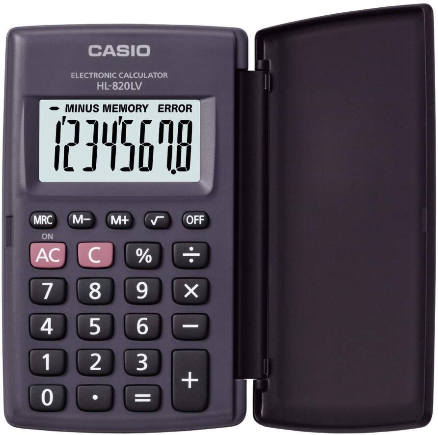 CASIO HL 820 LV BK - Kapesní Kalkulačka