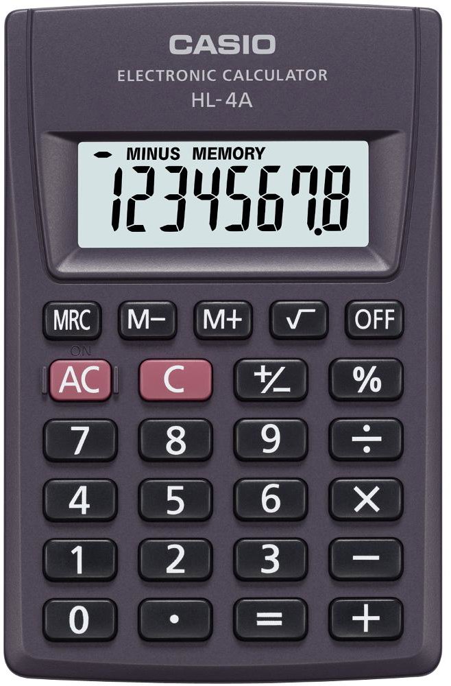 Kapesní kalkulačka CASIO HL 4