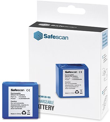 SAFESCAN dobíjecí baterie LB-105 pro detektor Safescan 155