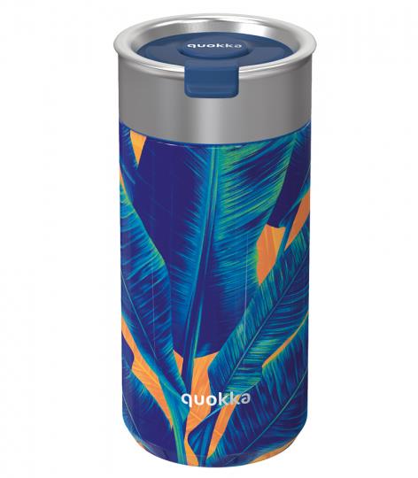 Quokka Termohrnek se sítkem Boost 400 ml blue jungle