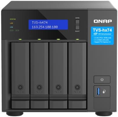 QNAP TVS-h474-PT-8G chytré datové úložiště