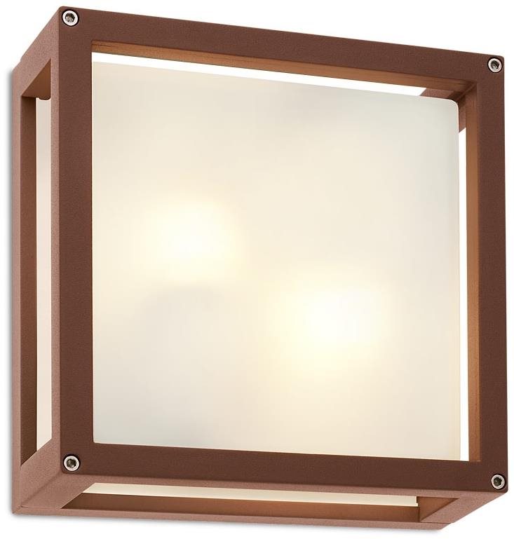 Redo 9893 - VenKovní nástěnné svítidlo BRICK 2xE27/42W/230V IP54