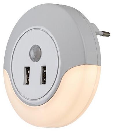 RABALUX 76012 LED Noční světlo do zásuvky se senzorem