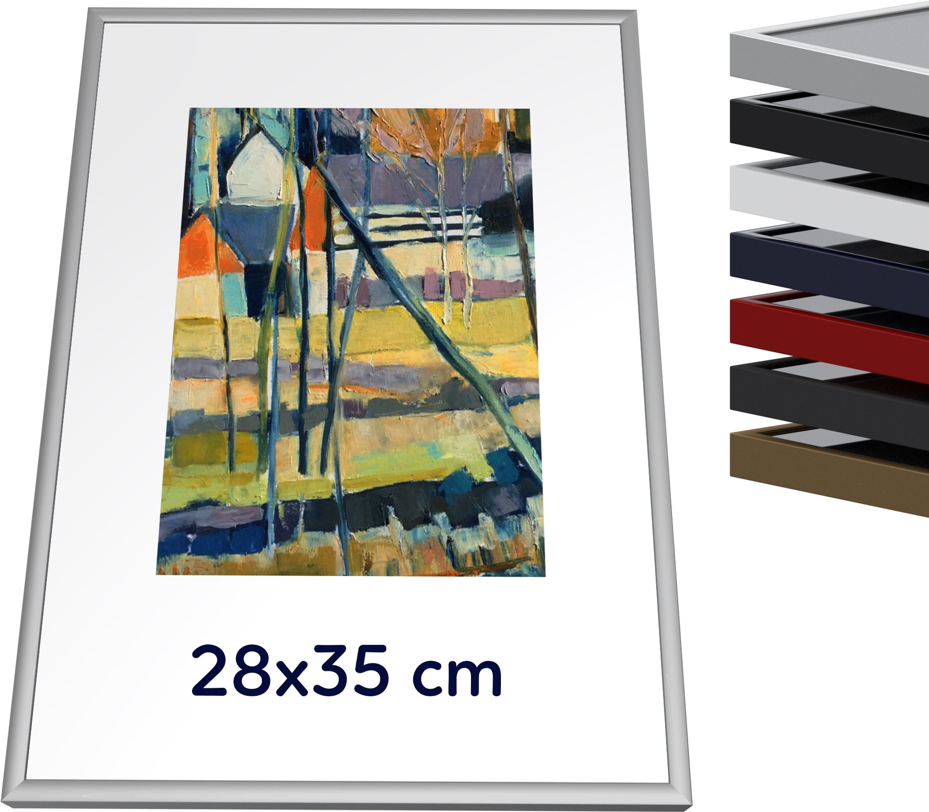 THALU Kovový rám 28x35 cm Zlatá