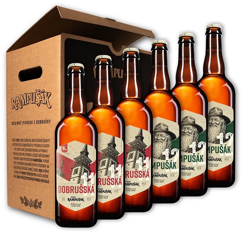 Rampušák Pár ležáků 6 × 0,75 l