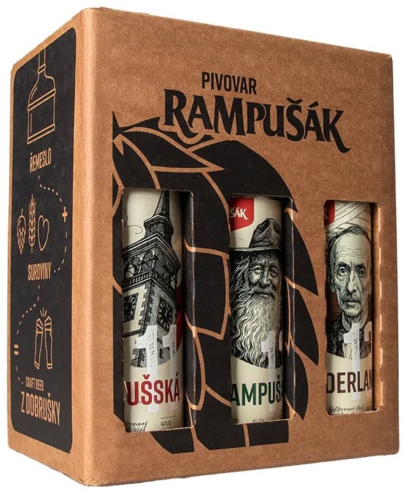 Rampušák Sixpack stálá piva 6 × 0,5 l