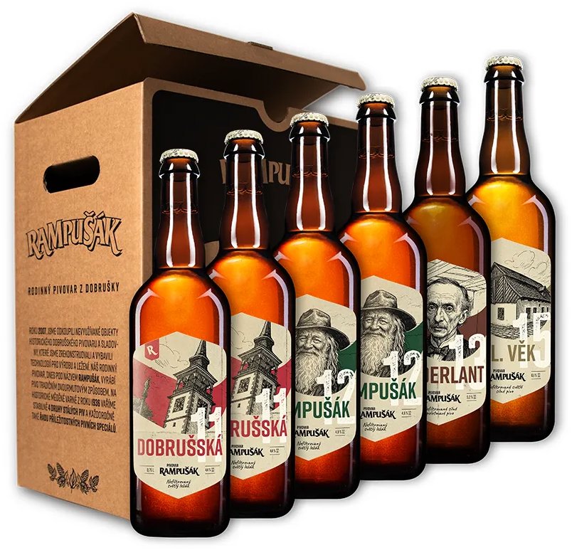Rampušák Degustační set 6 × 0,75 l