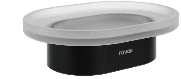 Ravak CR II 201.20BLM Mýdlenka, černá matná