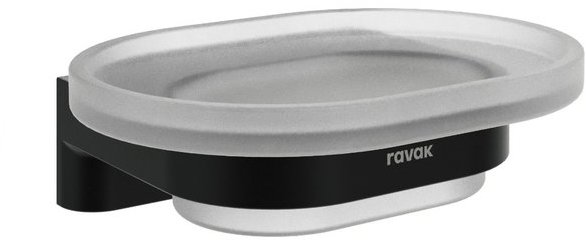 Ravak CR II 200.20BLM Držák s mýdlenkou, černá matná
