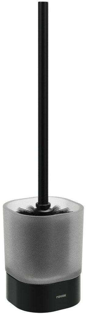 Ravak CR II 411.20BLM WC štětka s nádobkou, černá matná