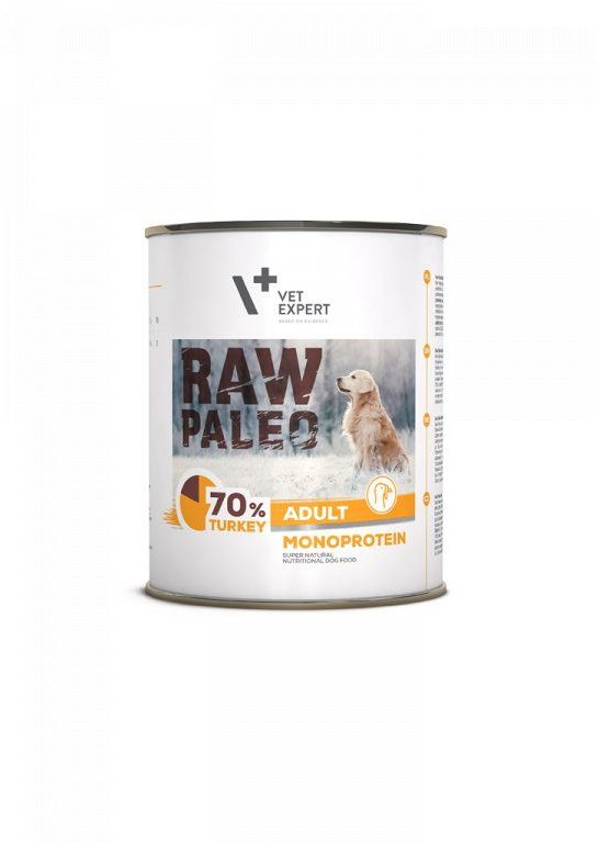 RAW PALEO Adult Dog Turkey 800 g