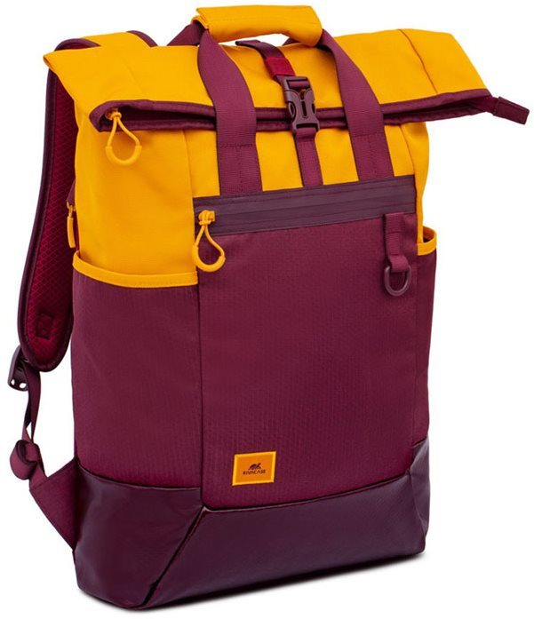 RIVACASE 5321 15.6" žlutý/vínově červený