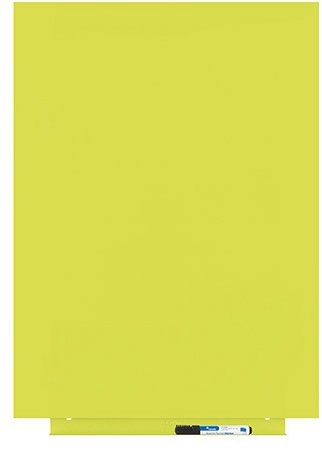Bezrámová tabule ROCADA Skin Colour 6419R-1016 v sírové žluté barvě