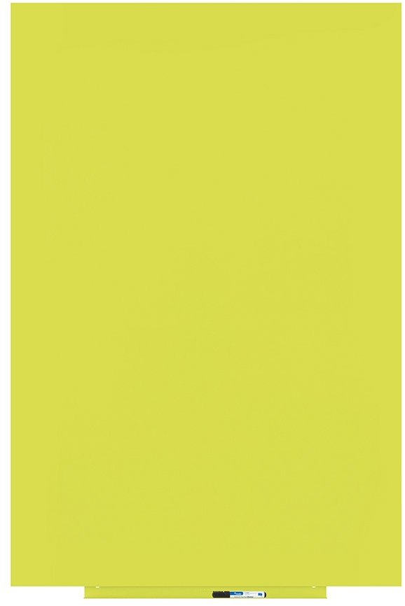 Bezrámová tabule ROCADA Skin Colour 6421R-1016, 150 x 100 cm, sírová žlutá RAL 1016