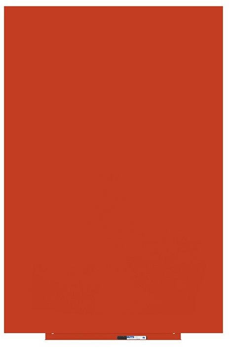 Bezrámová tabule ROCADA Skin Colour 6421R-2002, 150 x 100 cm, rumělková RAL 2002