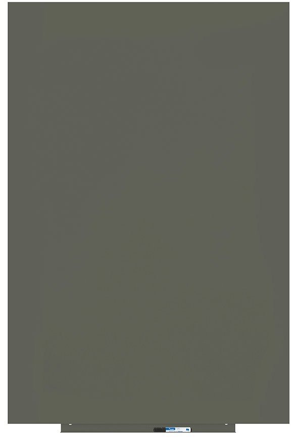 Bezrámová tabule ROCADA Skin Colour 6421R-7033 v cementové šedé barvě RAL 7033.