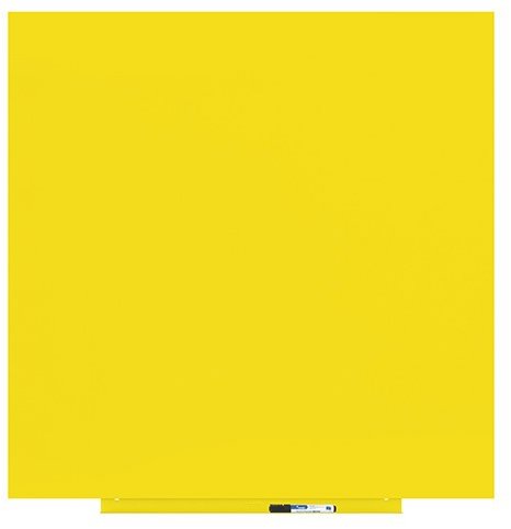 Bezrámová tabule ROCADA Skin Colour 6425R-1023 v žluté barvě