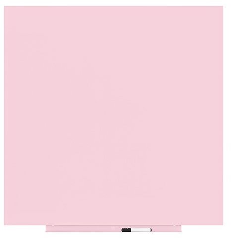 Bezrámová tabule ROCADA Skin Colour 6425R-490, růžová 100 x 100 cm