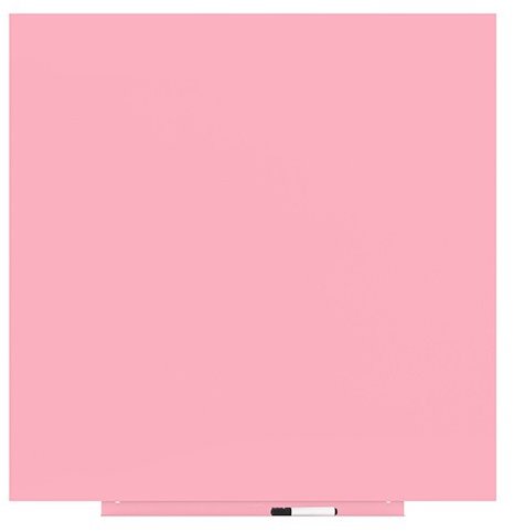 Bezrámová tabule ROCADA Skin Colour 6425R-3015, 100 x 100 cm, světlá růžová
