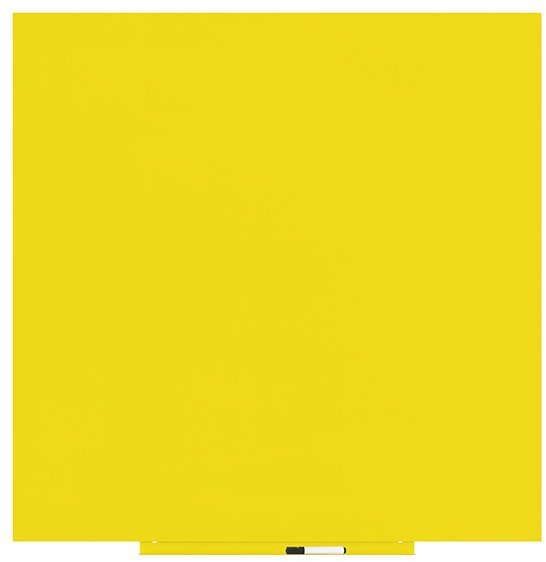 Bezrámová tabule ROCADA Skin Colour 6426R-1023, žlutá RAL 1023, 120 x 120 cm.
