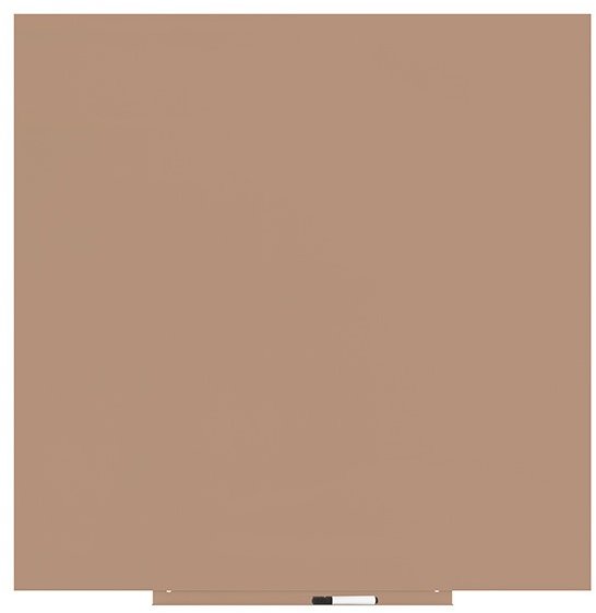 Bezrámová tabule ROCADA Skin Colour 6426R-3012, 120 x 120 cm, červenobéžová