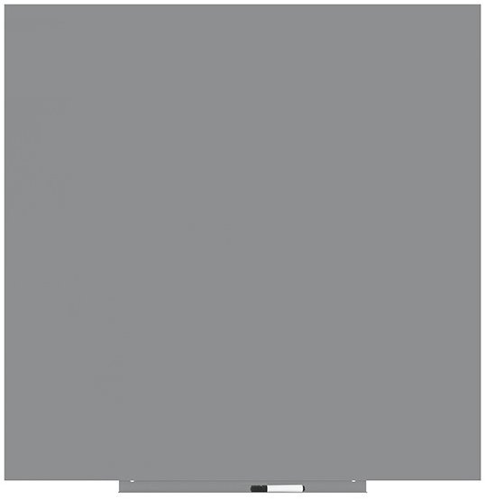 Bezrámová tabule ROCADA Skin Colour 6426R-7038, 120 x 120 cm, achátová šedá RAL 7038