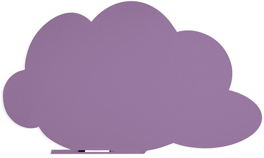 Bezrámová tabule ROCADA Skin Shape Cloud 6450-4005 v modrofialové barvě
