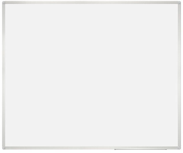 Oboustranná tabule ROCADA 6951 s hliníkovým rámem a lakovanou bílou plochou.