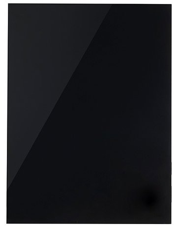 ROCADA 6702-15, skleněná, bezrámová, 60 x 80 cm, černá