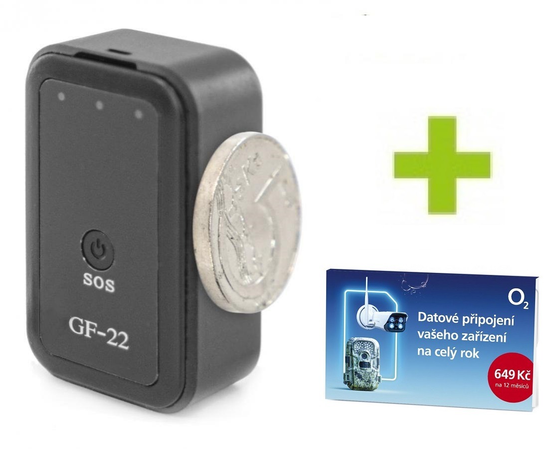 OXE GF-22 - GPS lokátor a SIM karta