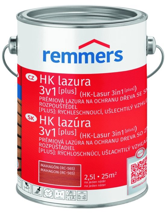 Remmers HK Lazura 3v1 [plus] 2,5 l Mahagoni / Mahagon