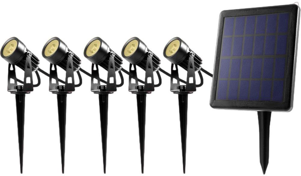 Retlux RGL 119 Solární zahradní svítidlo set 5 × WW