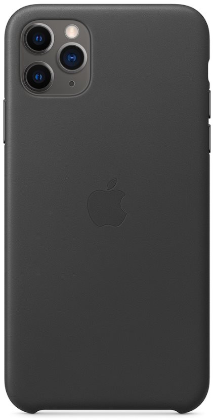 Apple iPhone 11 Pro Max Kožený kryt černý