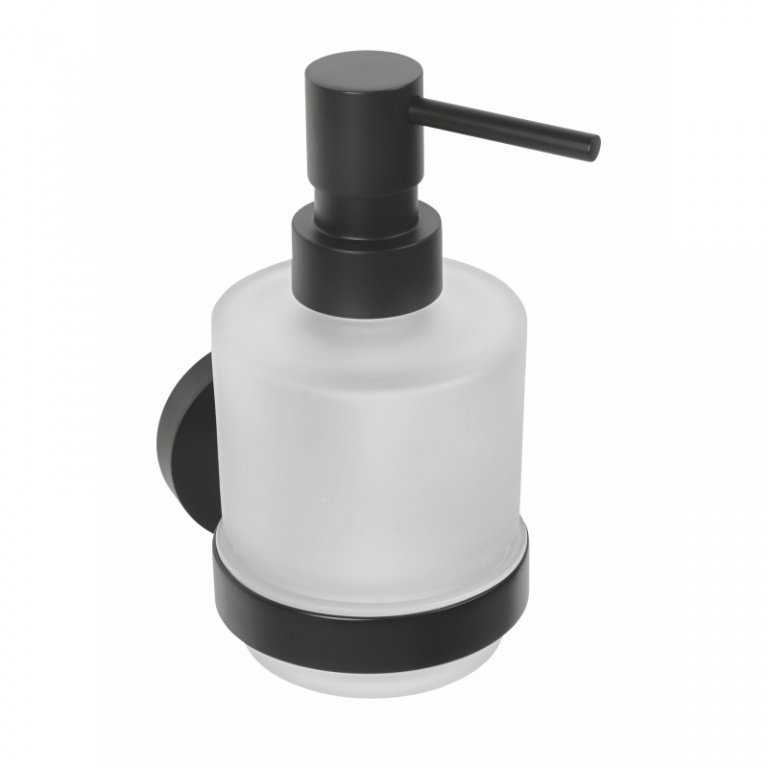 Sapho X-round Dávkovač mýdla, 200 ml, černý Xr103b