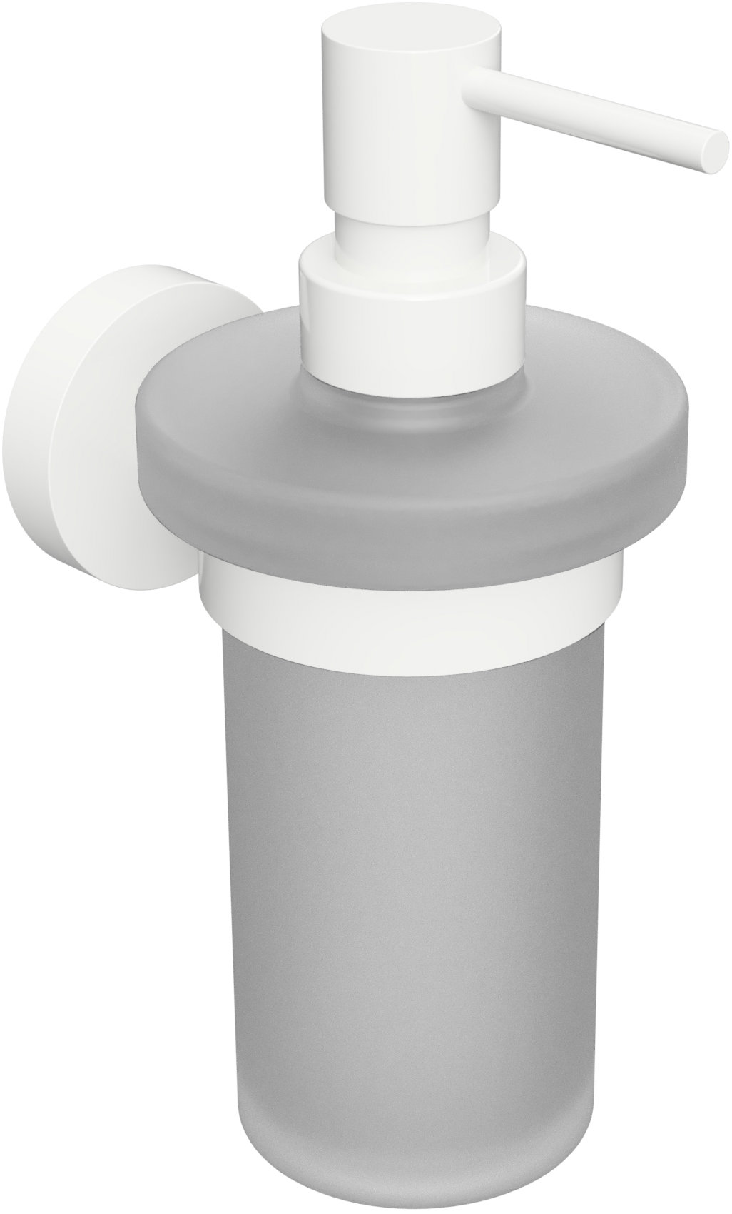 Sapho X-round Dávkovač mýdla, 230 ml, bílý Xr101w