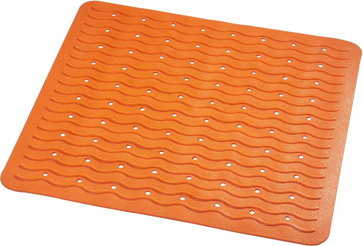 Ridder Playa Protiskluzová podložka do sprchy 54 × 54 cm, oranžová