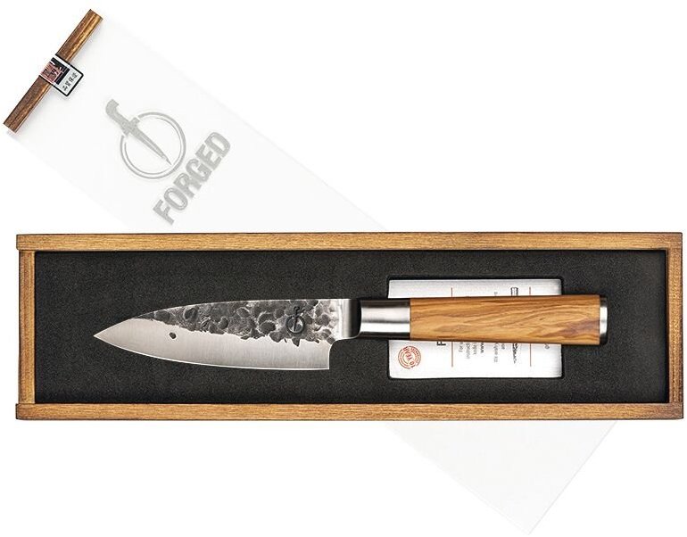 FORGED Olive Loupací nůž z japonské oceli 440C, délka čepele 110 mm
