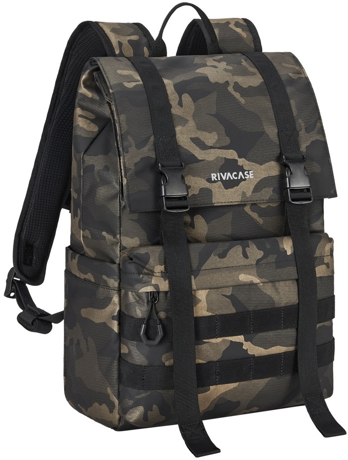 RIVACASE 7621 Sherwood-ECO rolltop 15l, hnědý