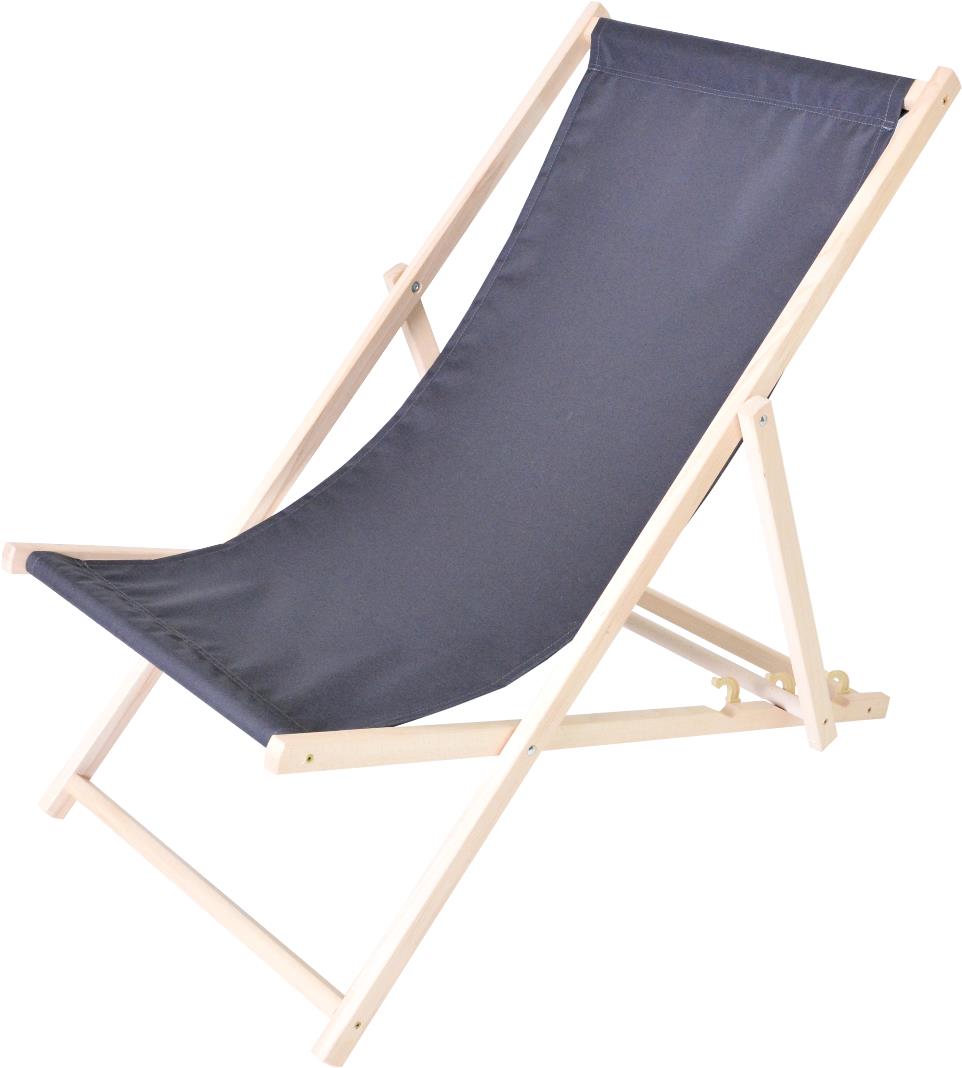 ROJAPLAST Lehátko zahradní, dřevěné - přírodní, BAHAMA POLYESTER, grafit