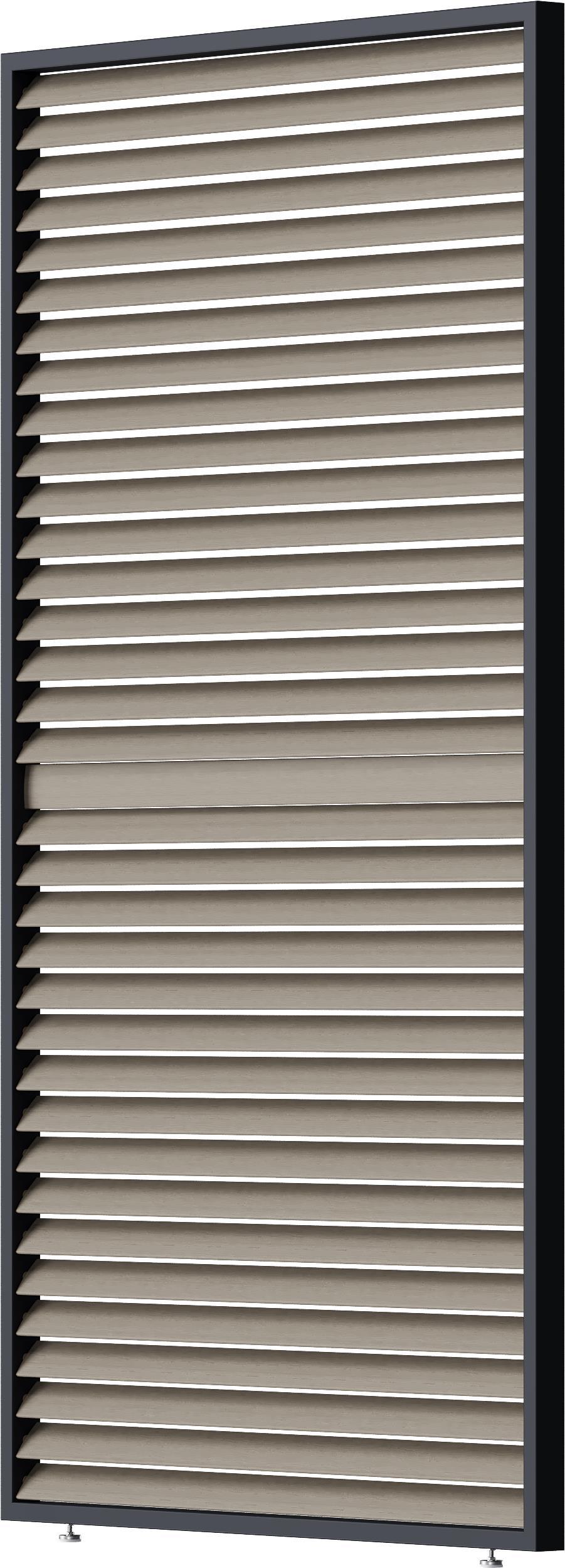 ROJAPLAST Zástěna - pergola bioklimatická panel, horizontální, sklápěcí lamely 1,3 m, antracit