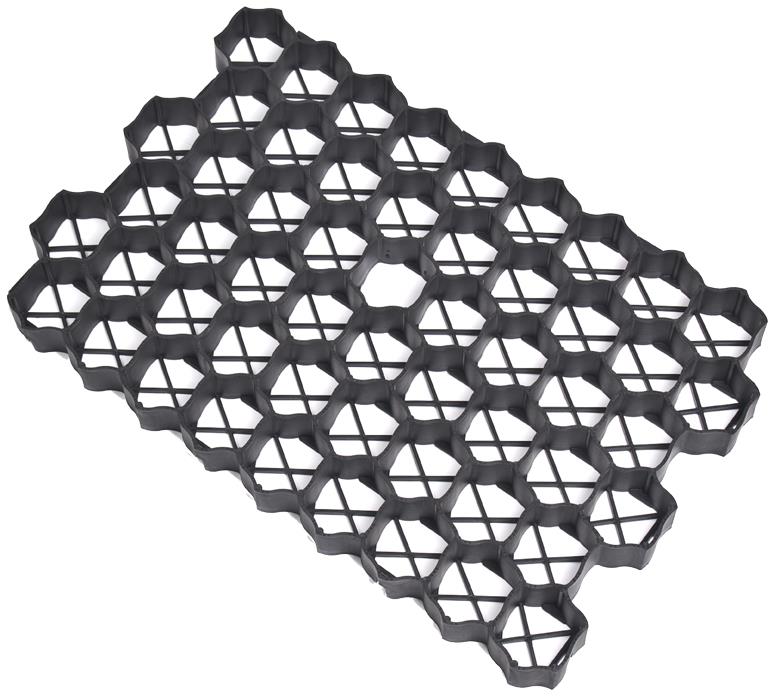 ROJAPLAST WPC dlaždice - zatravňovací, 60 x 40 x 3 cm, černá