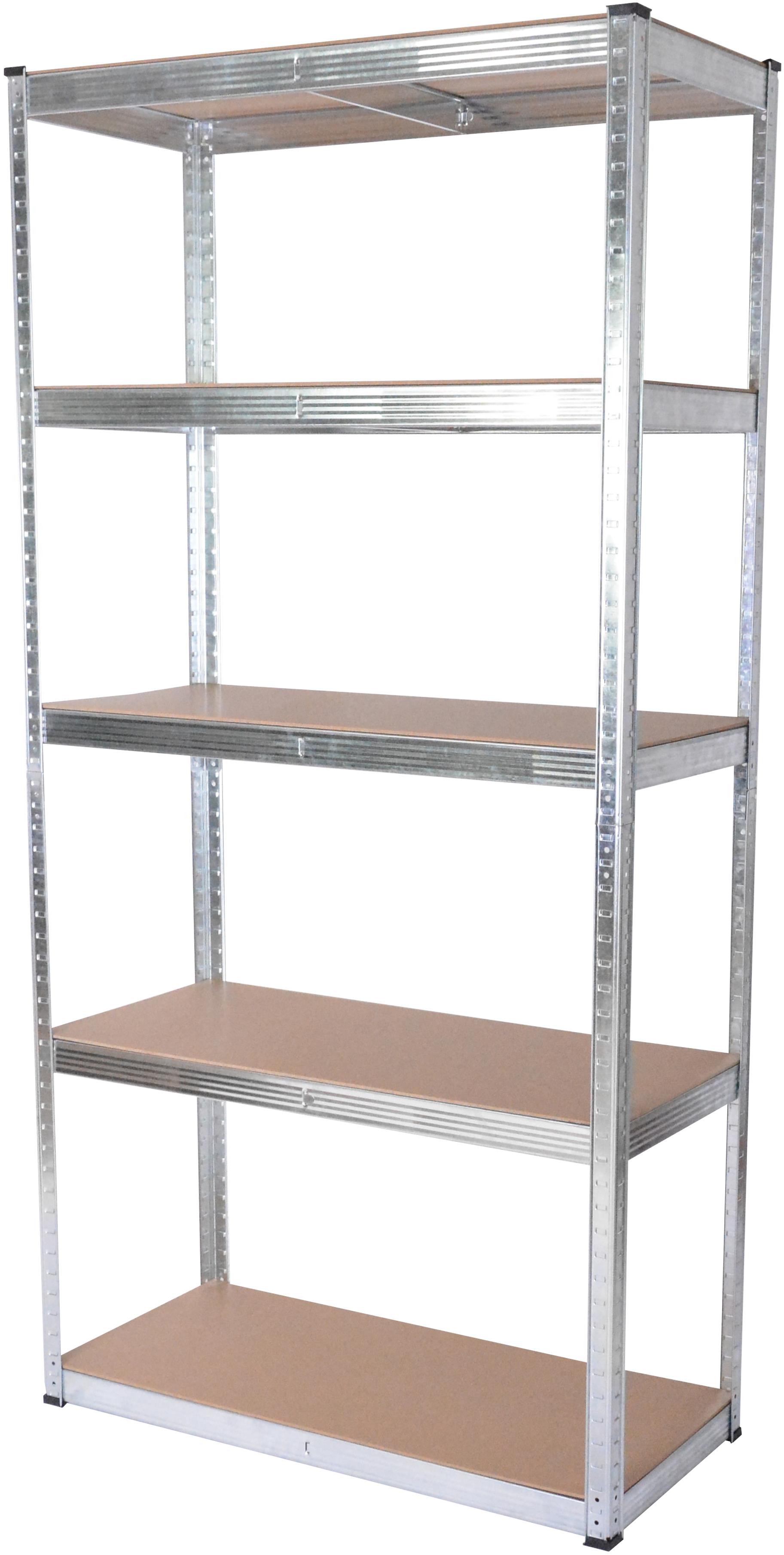 ROJAPLAST Regál kovový 180 × 90 × 40 cm, 5 polic