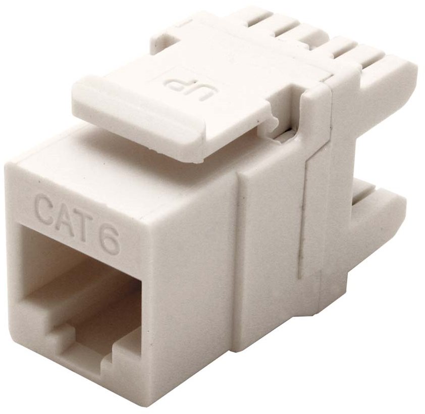 OEM Keystone konektor RJ45 kat. 6, nestíněný, 180°