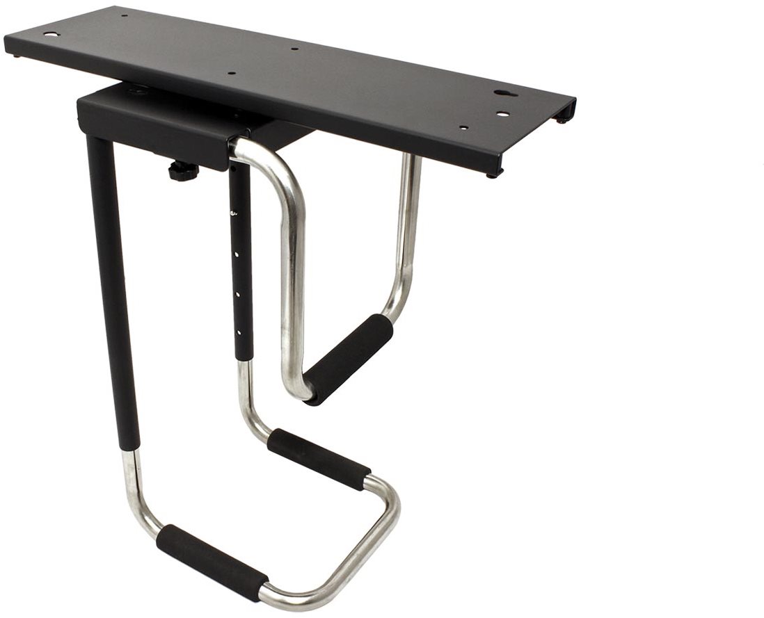 OEM Držák PC pod desku stolu, otočný, černý, do 30kg