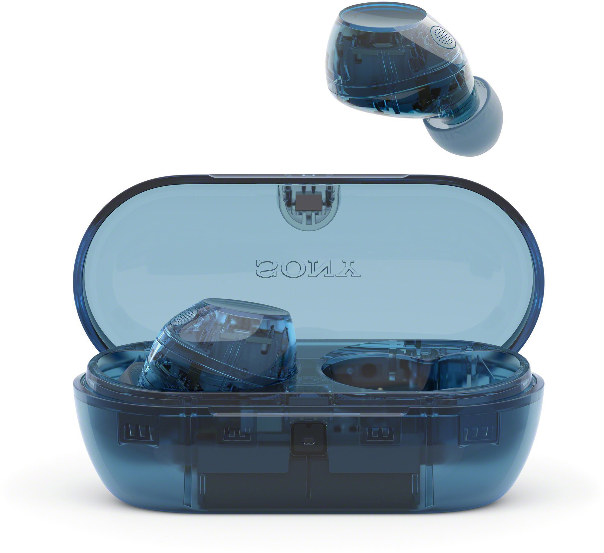 Sony Noise Cancelling WF-C710N, modrá