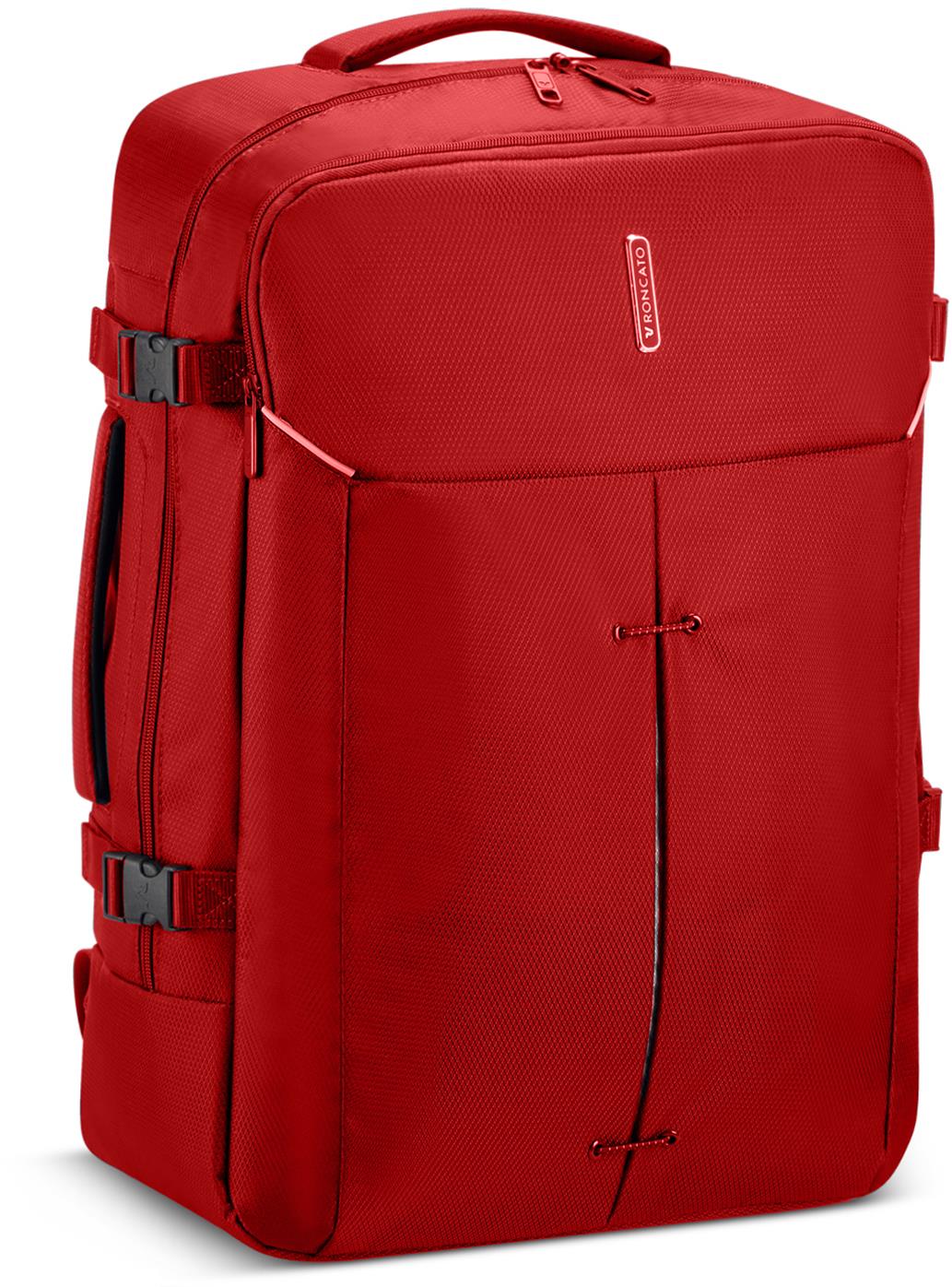 Roncato batoh do kabiny Ryanair Ironik 2.0 červený 40 × 55 × 20 cm
