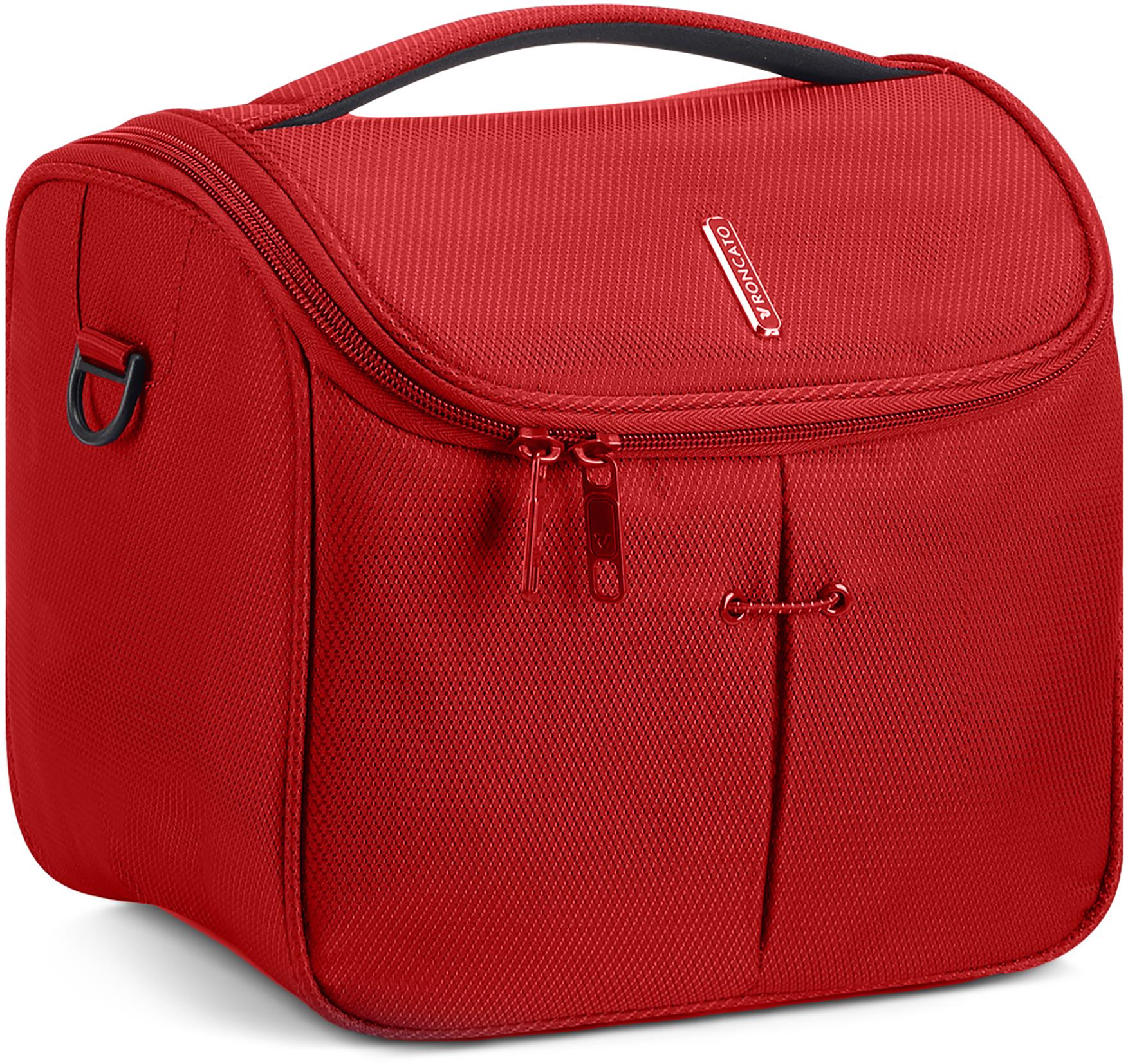 Roncato kosmetická taška Ironik 2.0 28 cm červená 28 × 24 × 17 cm